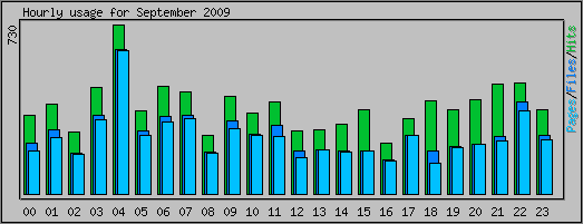 Hourly usage